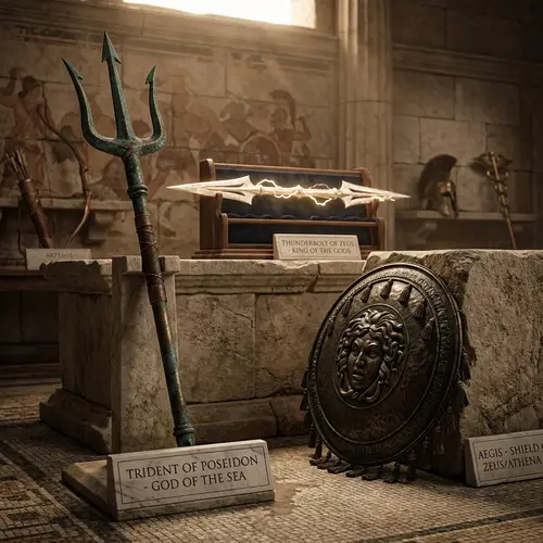 Greek Mythology Weapons: Images & Artifacts