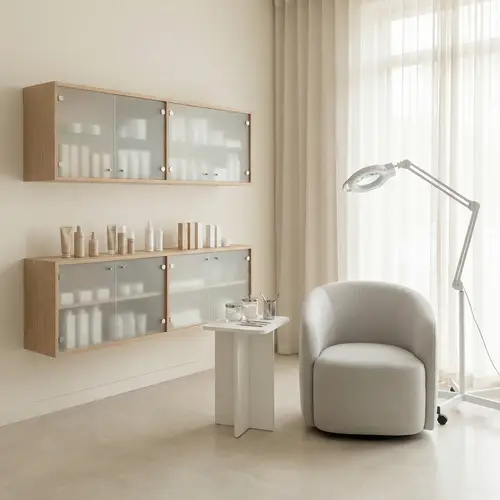 Minimalistic Beauty Clinic Interior Design