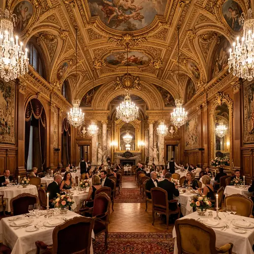 Stunning Baroque Restaurant Interior Design