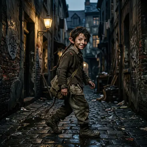 Cunning Street Smart Boy | Unique Rat-Like Features