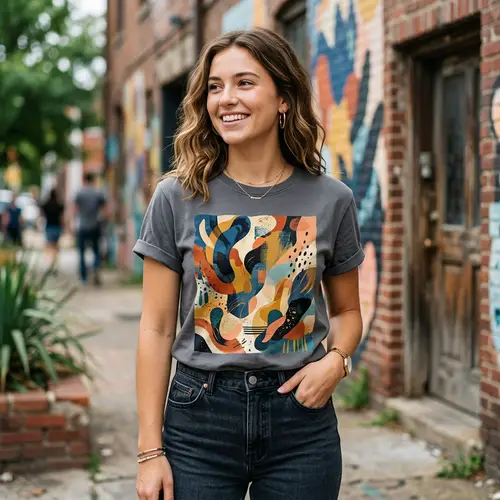 Trendy Abstract Art for T-Shirts | Unique Designs