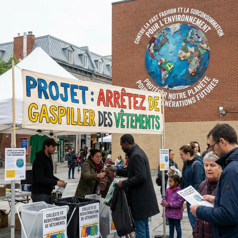 Projet Stop au Gaspillage du Vêtement - Sensibilisation à l'Impact Néfaste de la Fast Fashion