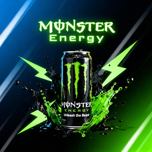 Monster Energy Drink Social Media Background
