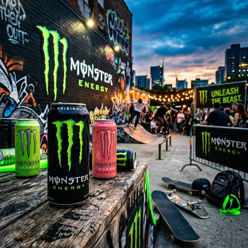 Monster Energy Drink Social Media Background