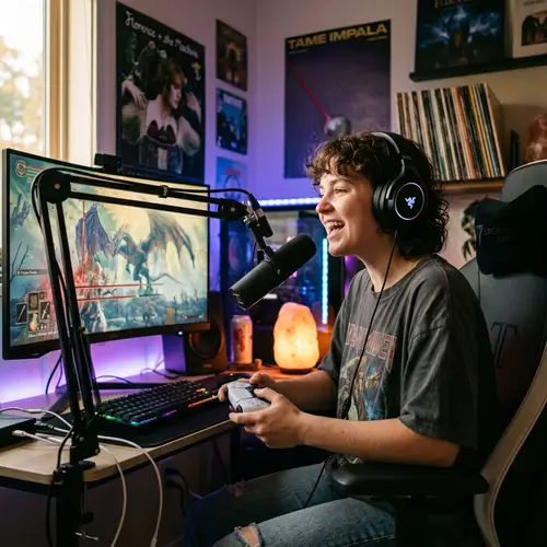 Gamer Singing - Entertaining Gameplay with Music