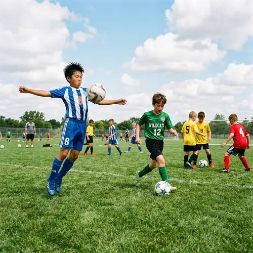 Dynamic Soccer Practice Session with Skilled Players
