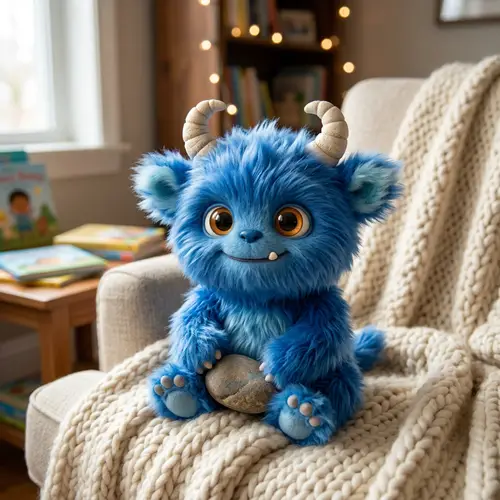 Cute Little Monster with Horns