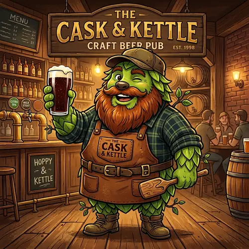 Craft Beer Pub Mascot Design Ideas