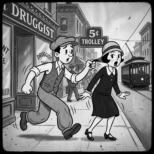 Man Pulling Woman's Hair Animation – Dynamic Visuals