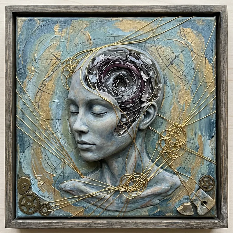 Mixed Media Art: Serene Conscience in Painting & Sculpture