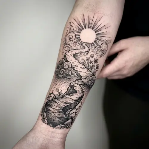 Tattoo Designs for Overcoming Depression Journey