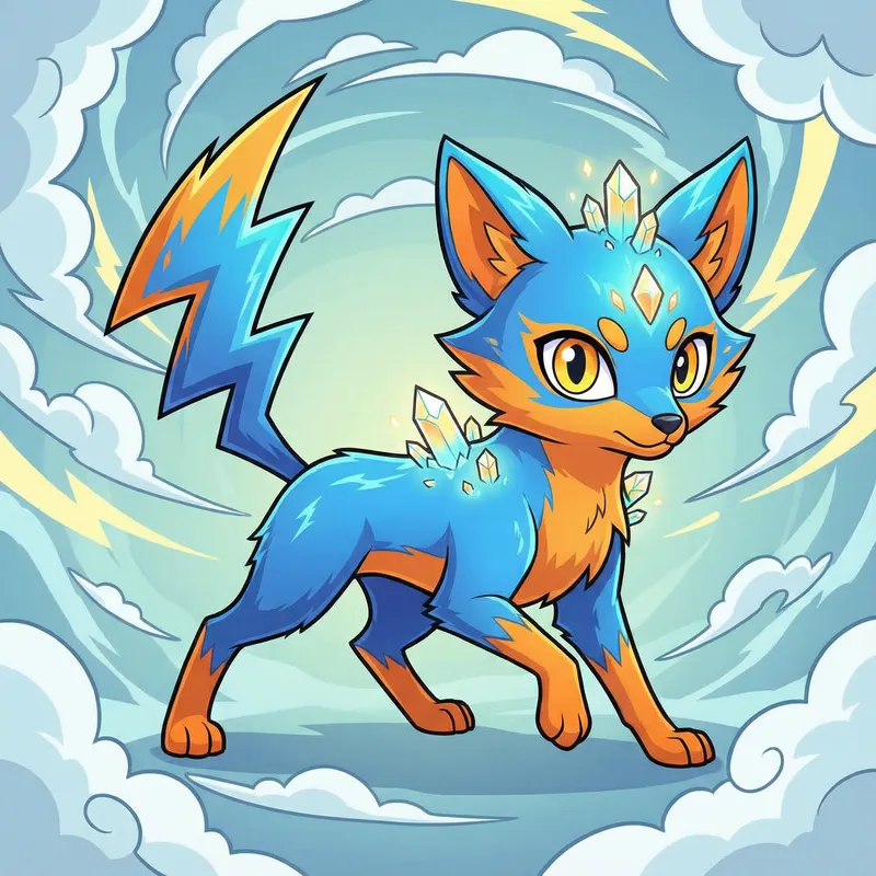 Vibrant Pokemon-Style Creature Designs