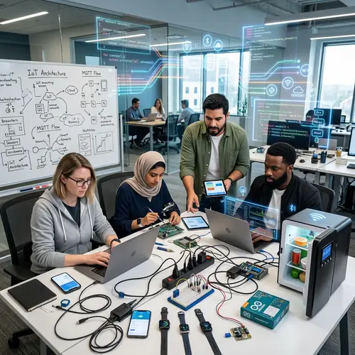 Tech-Fuelled IoT Development Scene with Diverse Team