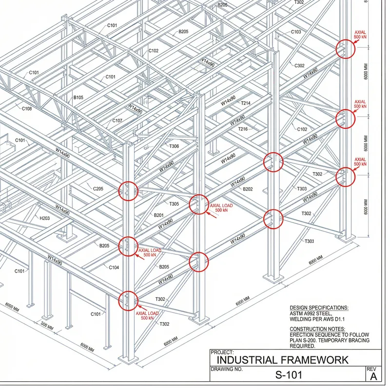 Steel Structure CAD Drawing - Detailed Design Steel Structure CAD Drawing - Detailed Design