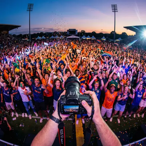 Dynamic Crowd Photography | Joyous Expressions & Vibrant Colors