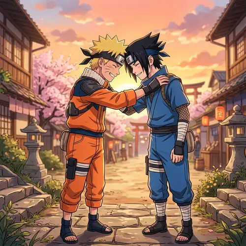 Naruto and Sasuke Friendship Bond | Emotional Anime Scene
