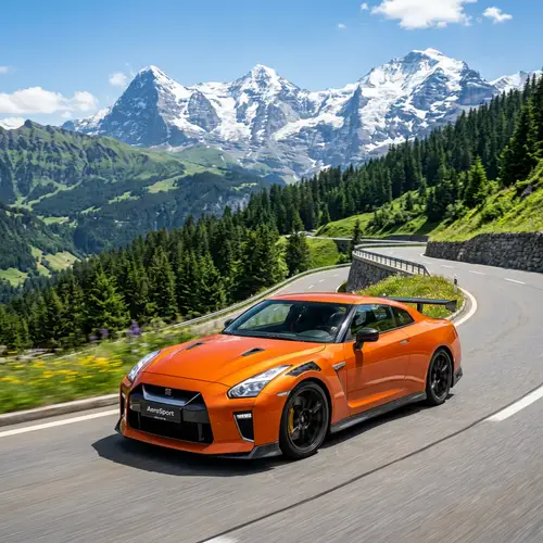 Modern Porsche GT3 RS 2023 Design with Scenic Backdrop