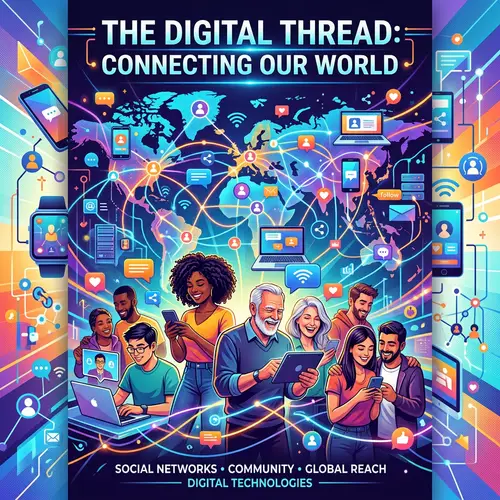 Modern Digital Connectivity Poster Design