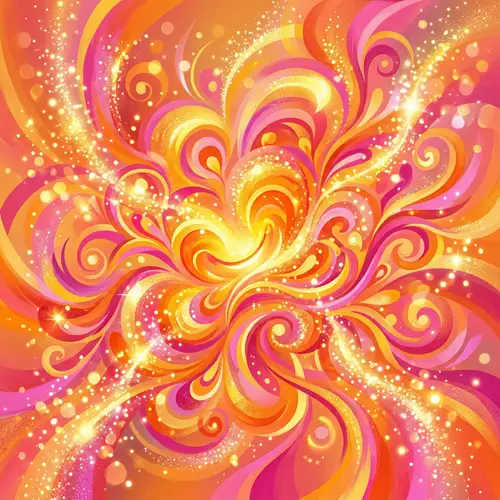 Intensified Happiness: Vibrant Colors and Radiant Positivity