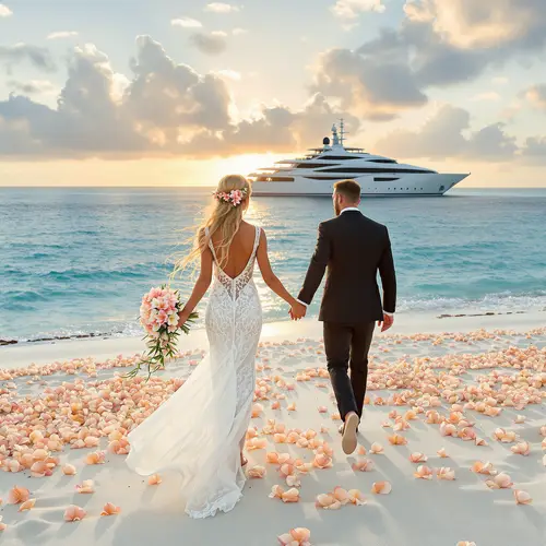Romantic Beach Wedding Moments
