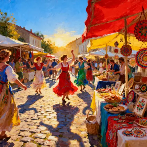 Vibrant Street Festival Celebrations