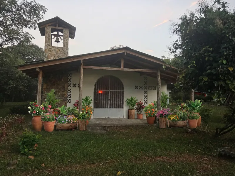 Larger Bell Tower with Covered Entry and Planters Larger Bell Tower with Covered Entry and Planters