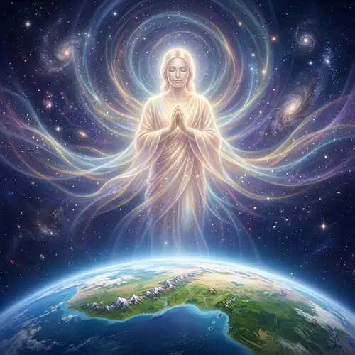 Ethereal Divine Entity - Wisdom and Tranquility