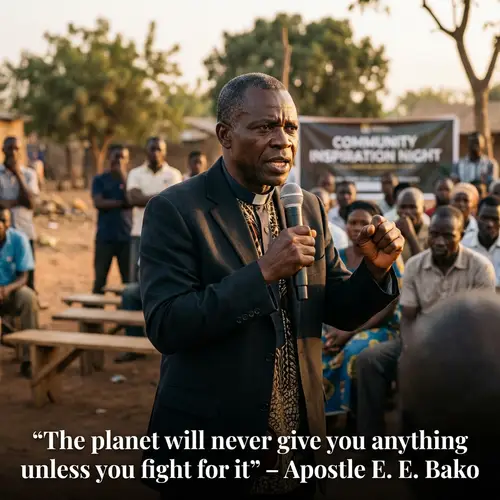 Fight for the Planet's Gifts | Apostle E. E. Bako