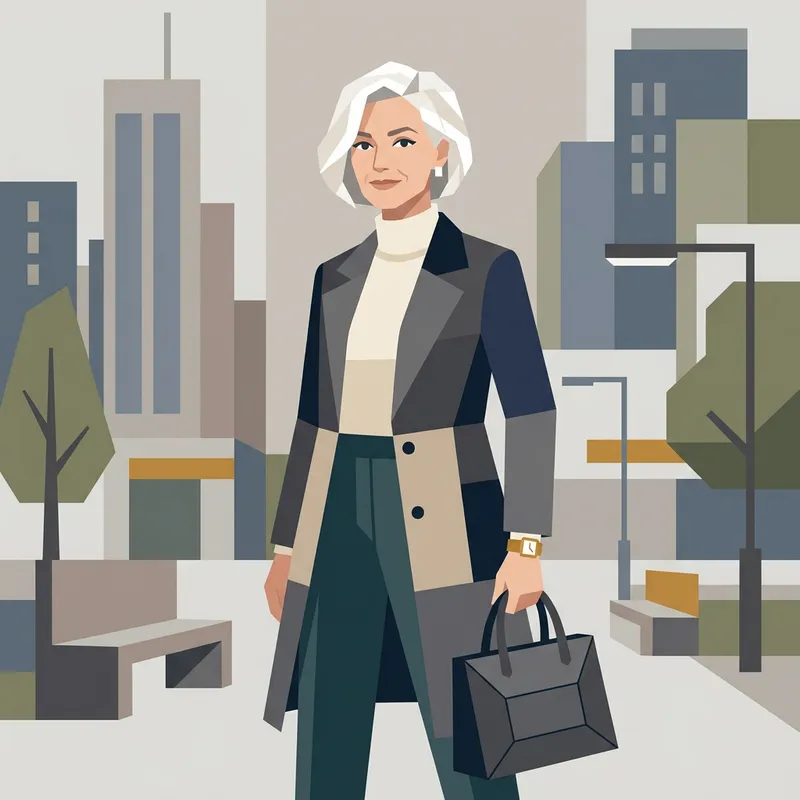Basic Cartoon Style Modest White Women - Urban Influencer