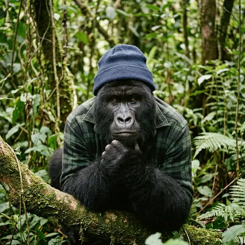 Transform Into a Gorilla: Unique Self-Portrait