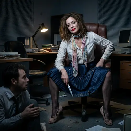 Possessed Elegance: Emily's Dark Transformation