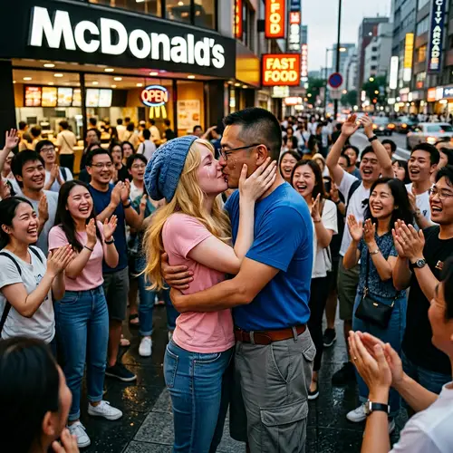Romantic Moments at Las Vegas Taco Bell Cantina