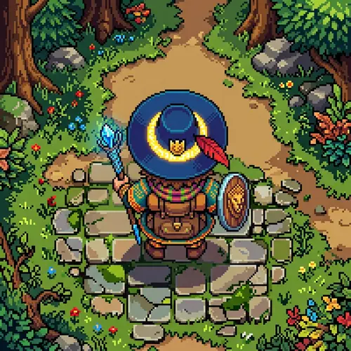 Top-Down Pixel Character Design Inspiration