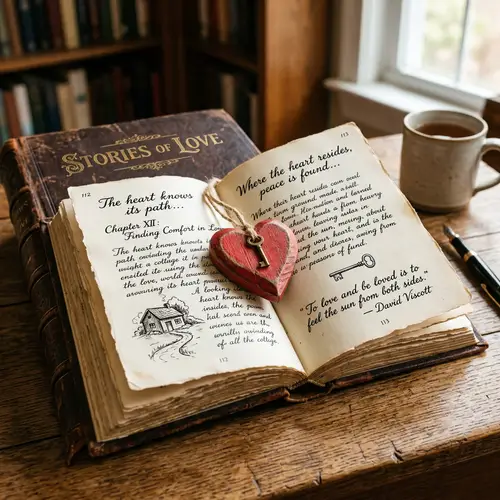 Heart in an Open Book - Love and Knowledge