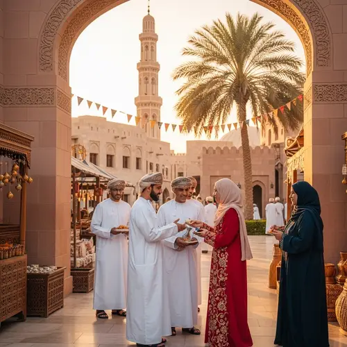 Oman Culture Eid Status Backgrounds