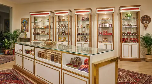 Stunning Eclectic Exhibition Space for Saffron & Nuts