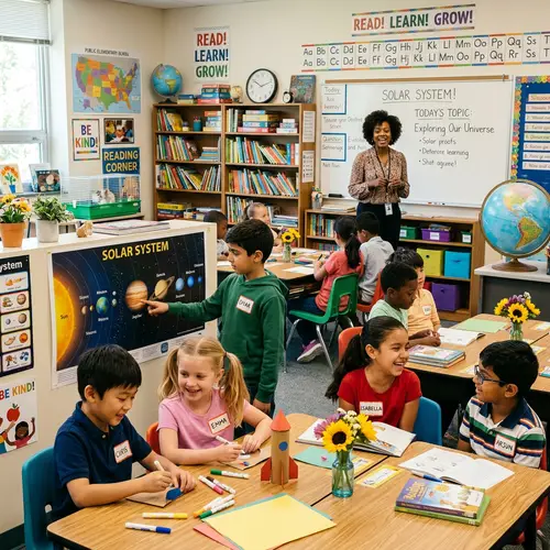 Inclusive Public Education: Multicultural Classroom Vibrance