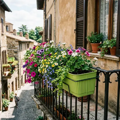 Salad Green Ribbed Balcony Box Flowers | Website