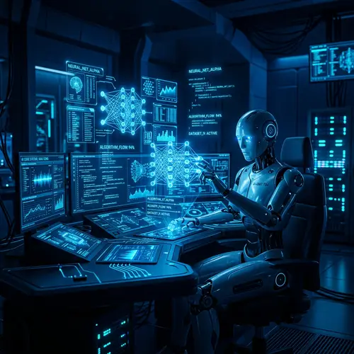 Futuristic AI Analysis Setup | Cutting-edge Technology