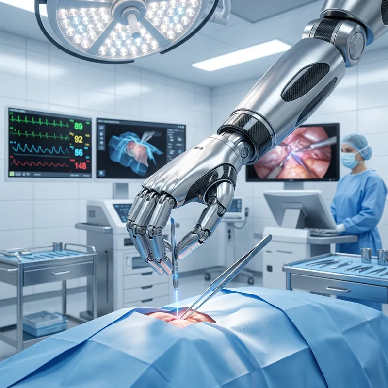 Futuristic AI Hand Performing Surgery | Advanced Technology Futuristic AI Hand Performing Surgery | Advanced Technology