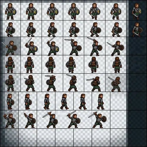 D&D Pixel Art Sprite Sheet Creation Guide