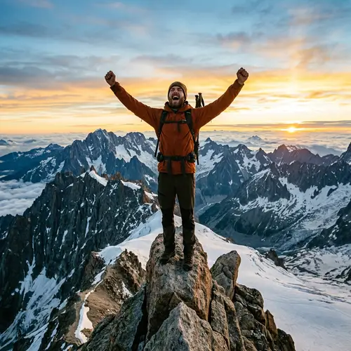 Triumphant Peaks: Overcoming Life's Challenges