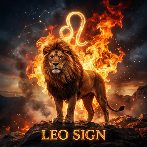 Majestic Leo: Strength, Courage, Leadership