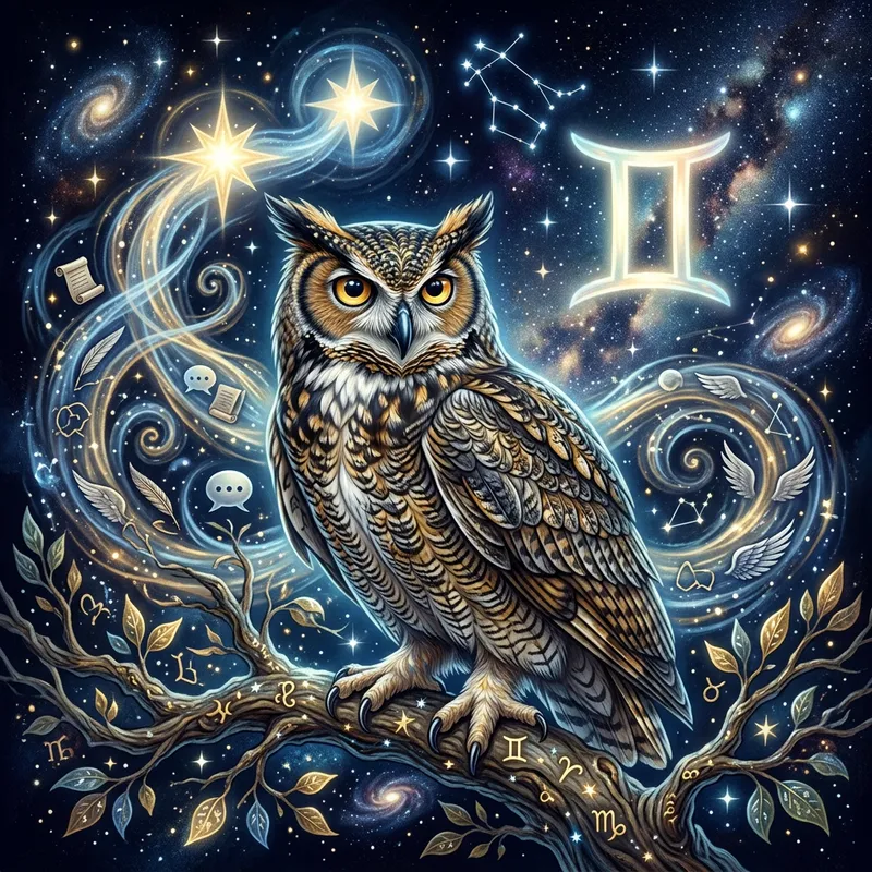 Gemini Owl: Symbol of Wit and Curiosity