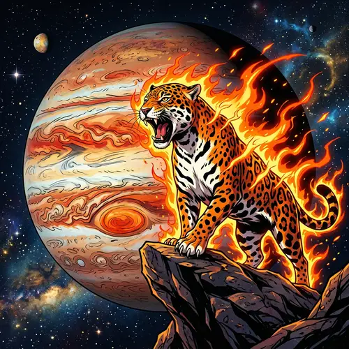 Sailor Moon Style: Jaguar Fire on Jupiter