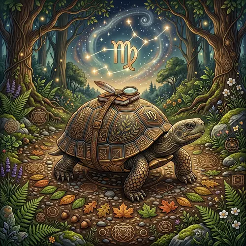Virgo Turtle Design: Symbolic Representation of Reliability and Attention to Detail