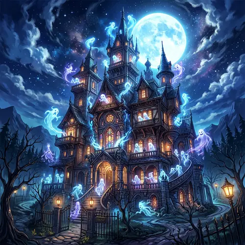 Anime-Inspired Haunted Mansion | Supernatural Horror Fantasy