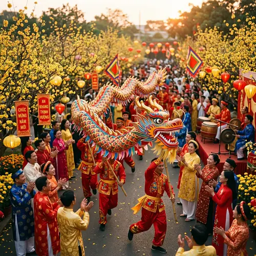 Vietnamese Tet Festival: Vibrant Cultural Heritage & Joyous Celebration