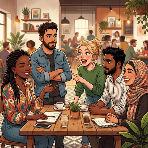 Non-Verbal Communication | Illustration with Diverse Gestures