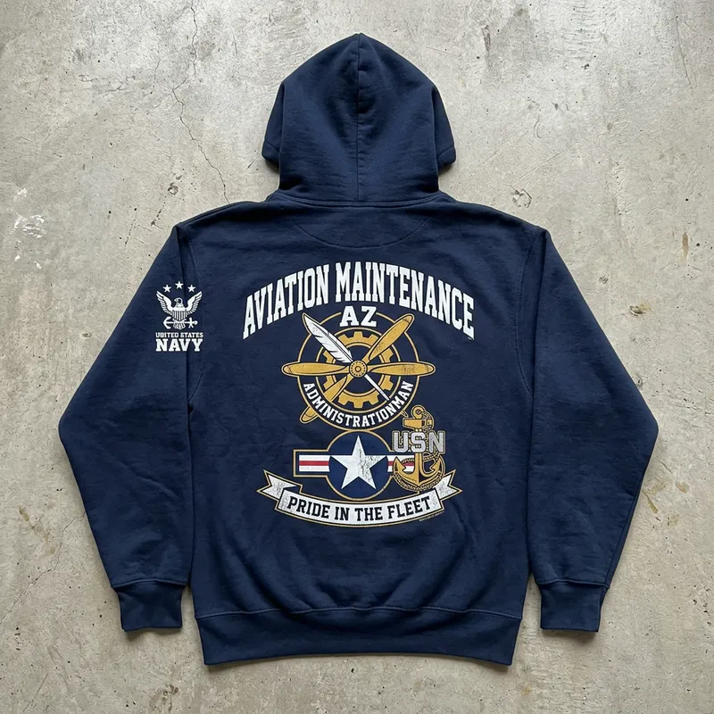 Navy Aviation Maintenance Hoodie Design